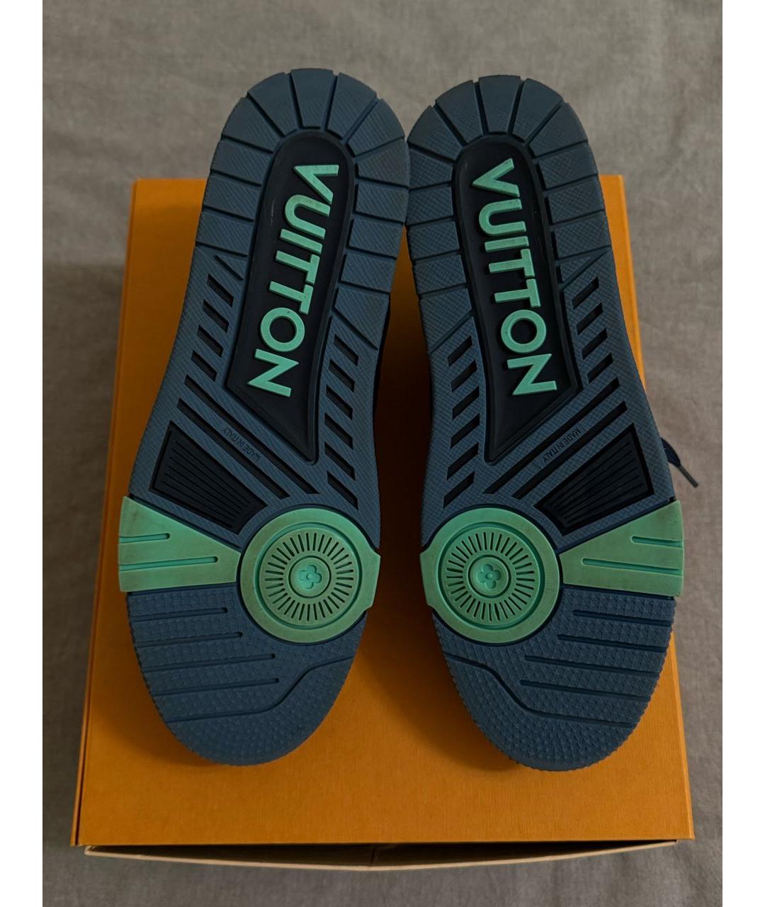 LOUIS VUITTON Мульти кожаные низкие кроссовки / кеды, фото 5