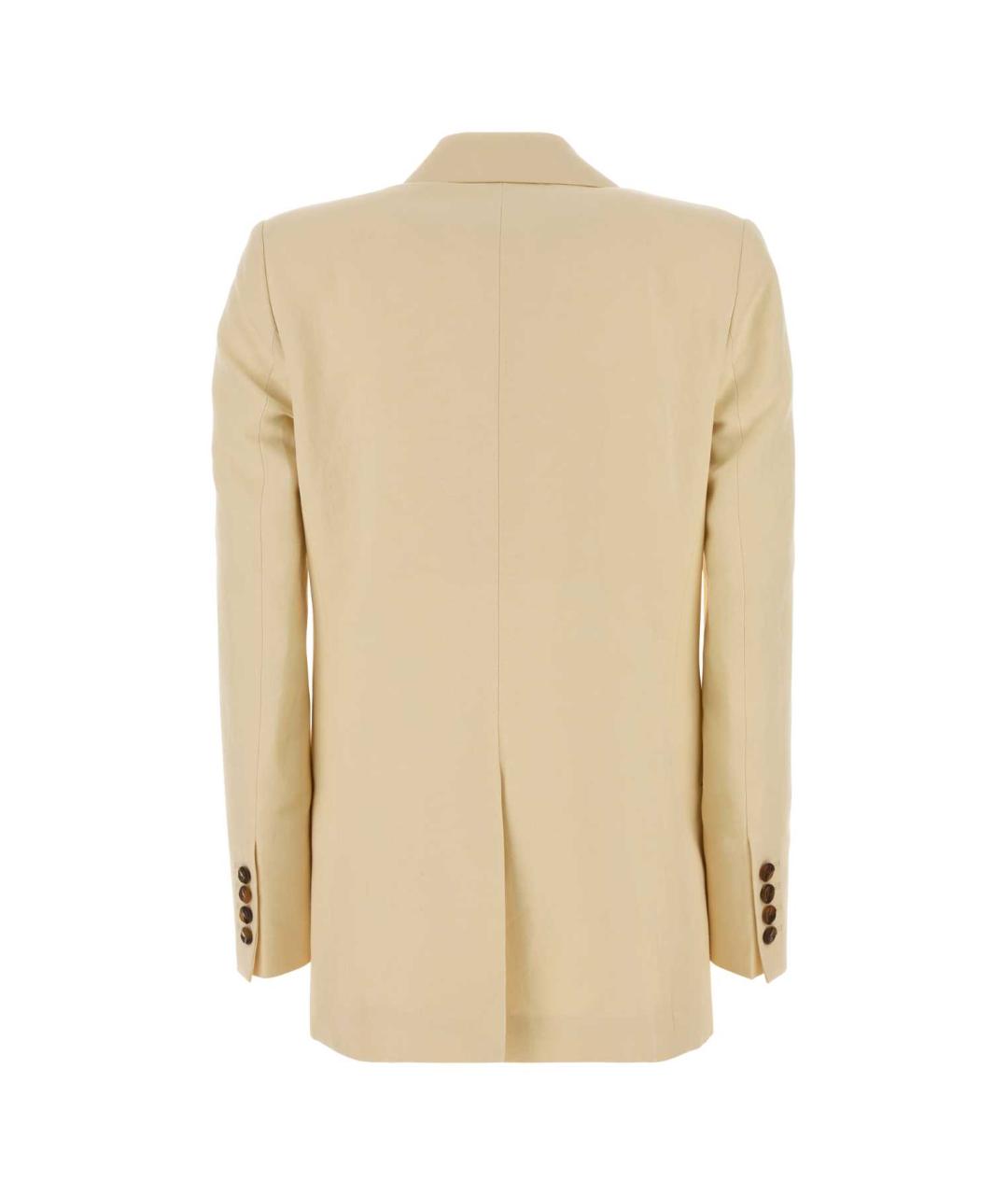 BLAZE MILANO Бежевый льняной жакет/пиджак, фото 2