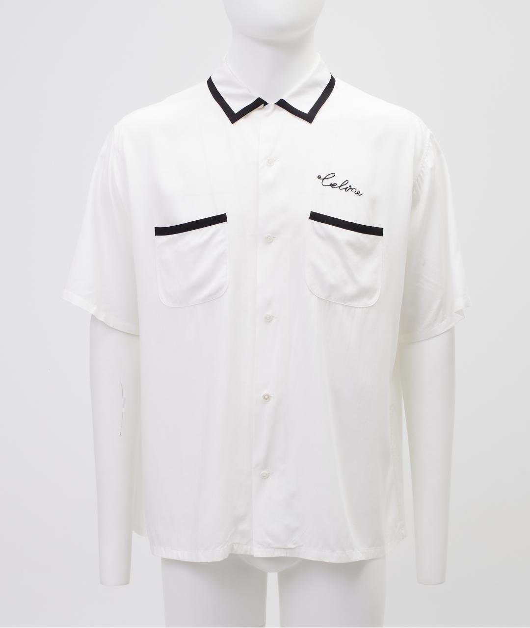 CELINE Белая хлопковая кэжуал рубашка, фото 6