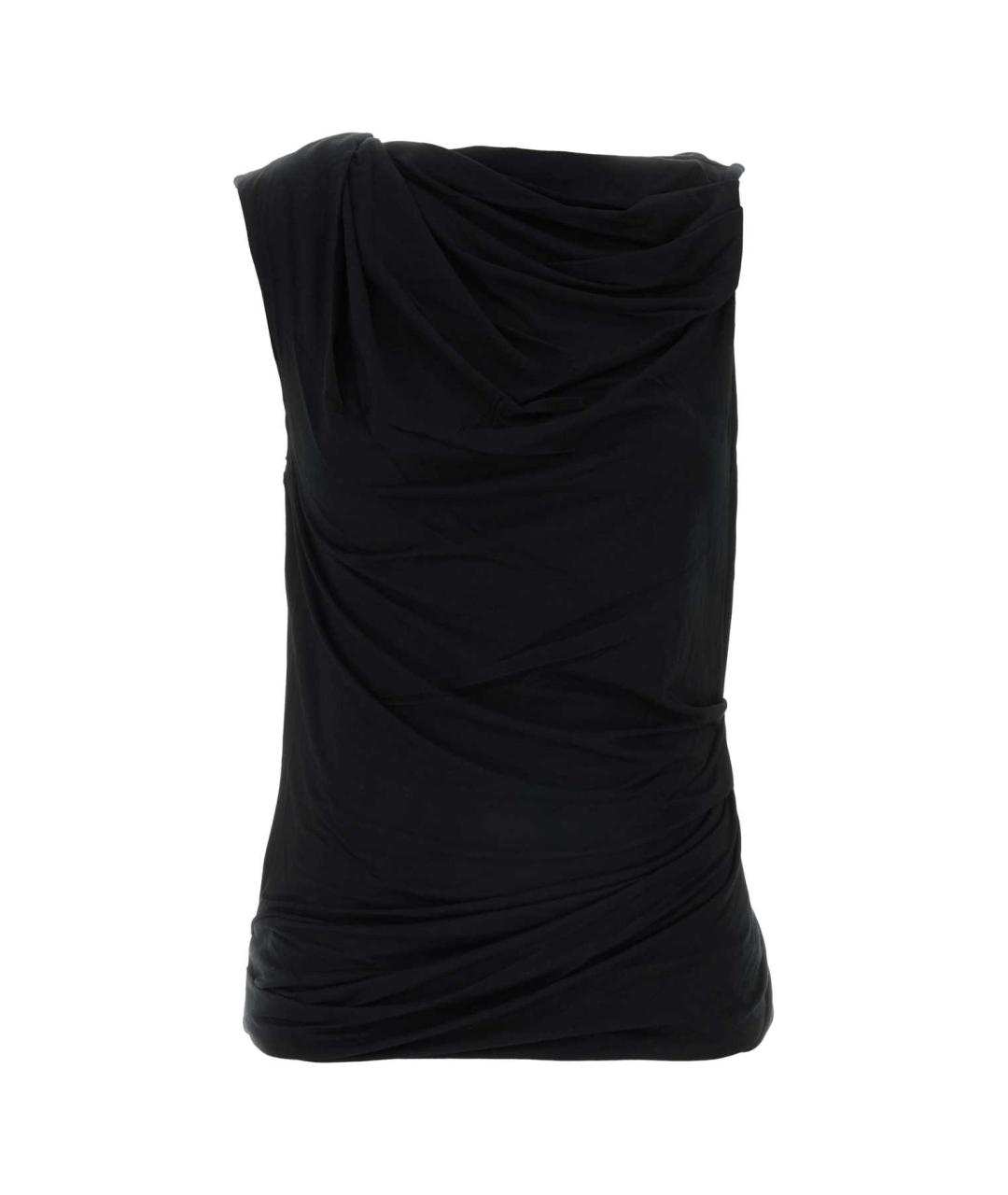 entire studios Черная вискозная футболка, фото 1