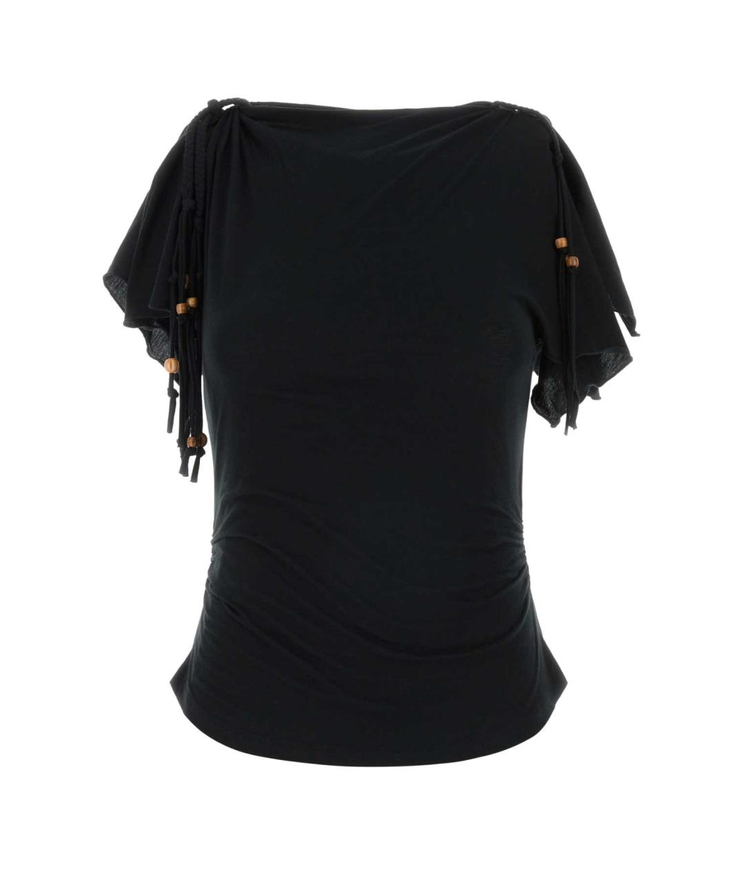 ISABEL MARANT Черная хлопковая футболка, фото 1