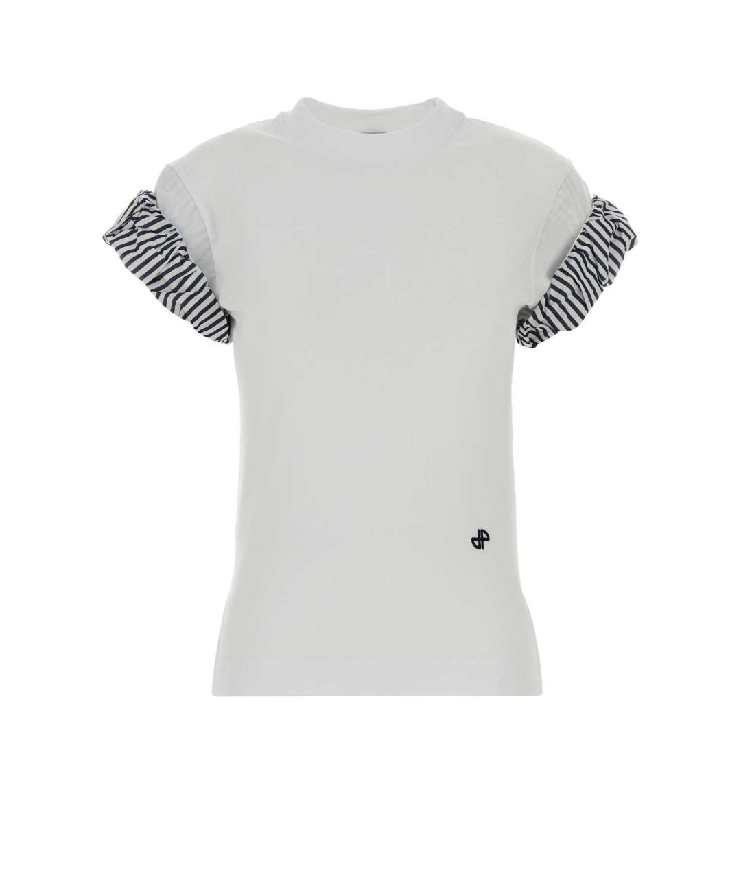 PATOU Белая хлопковая футболка, фото 1