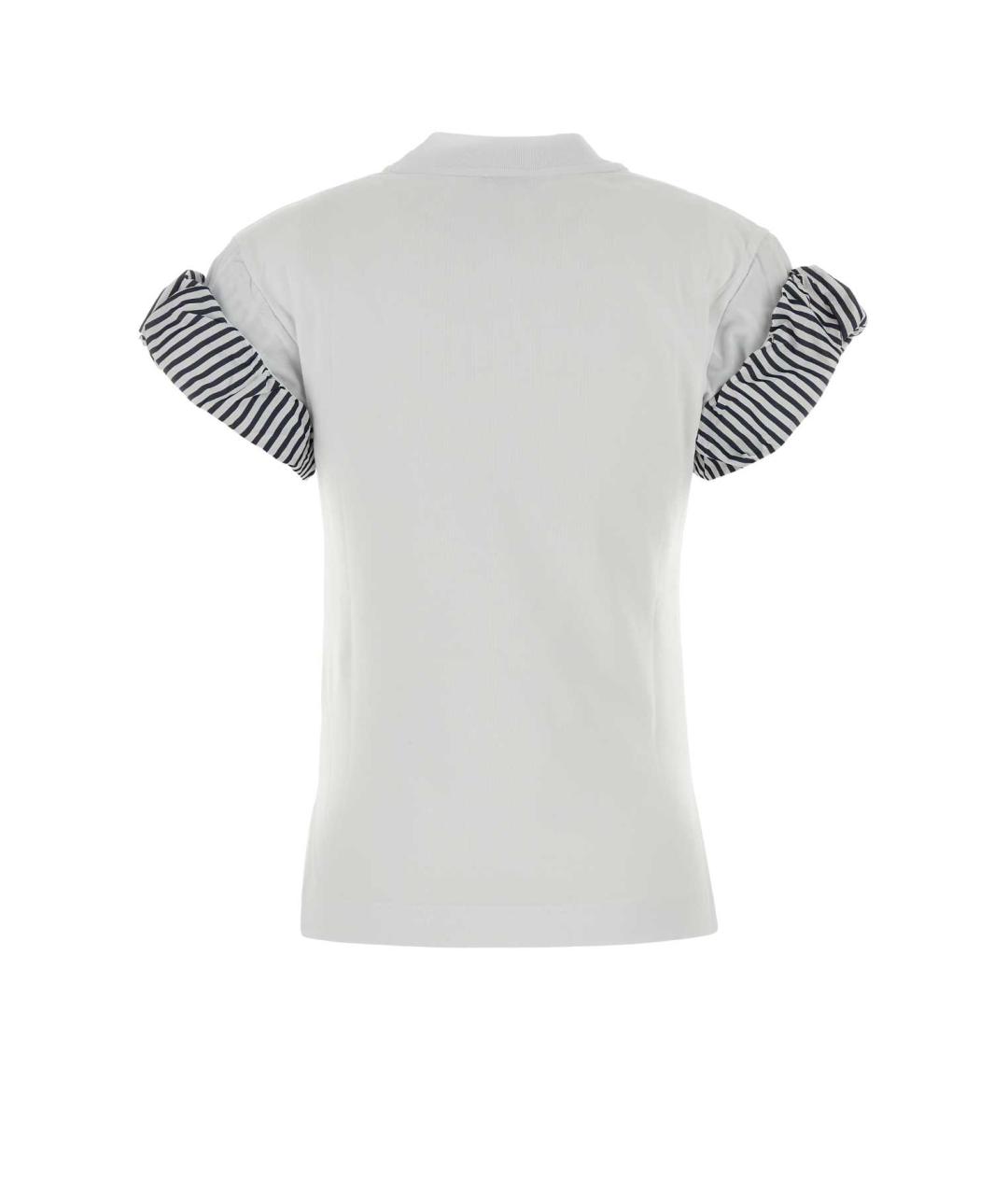 PATOU Белая хлопковая футболка, фото 2