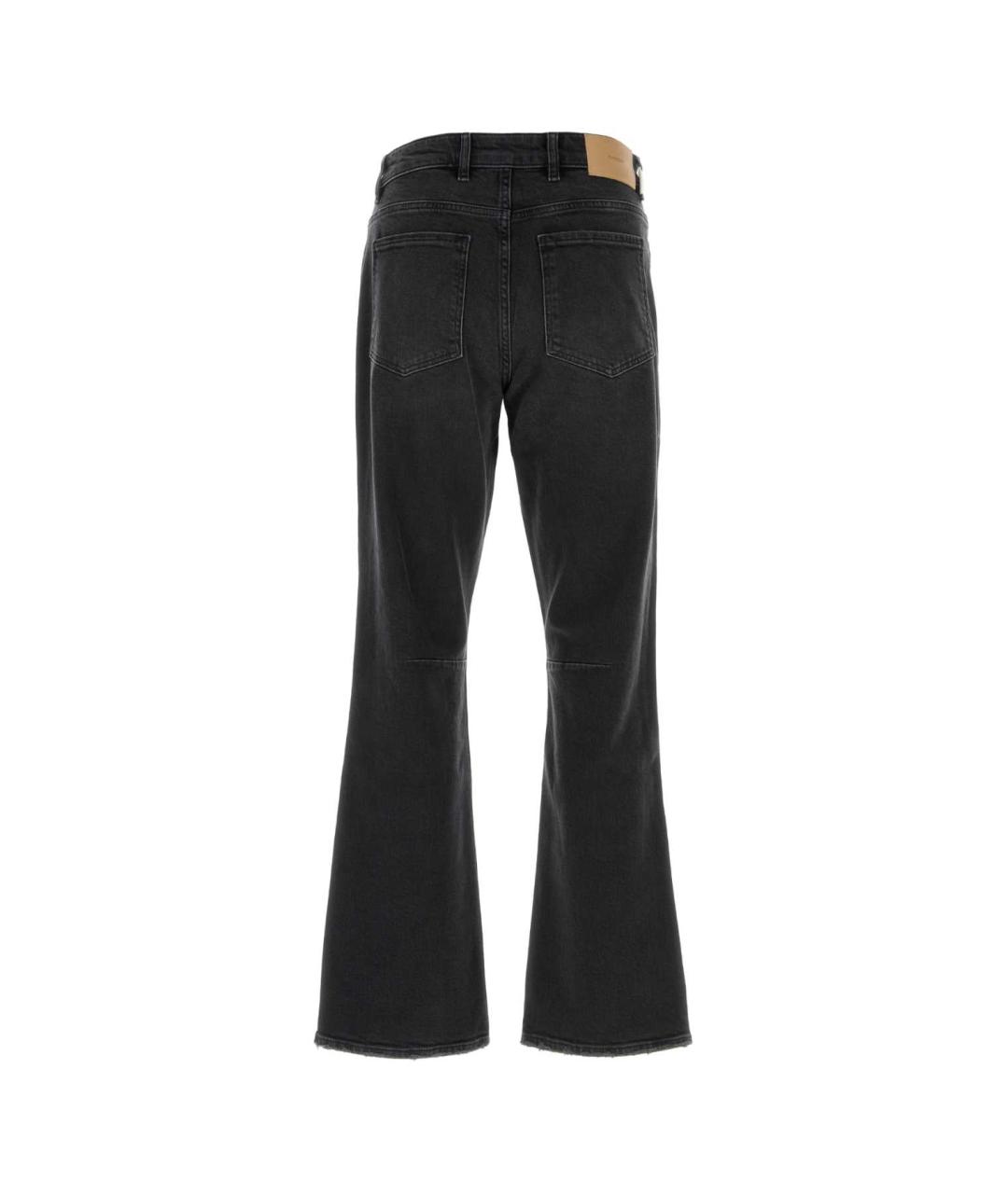 REPRESENT Черные хлопковые прямые джинсы, фото 2