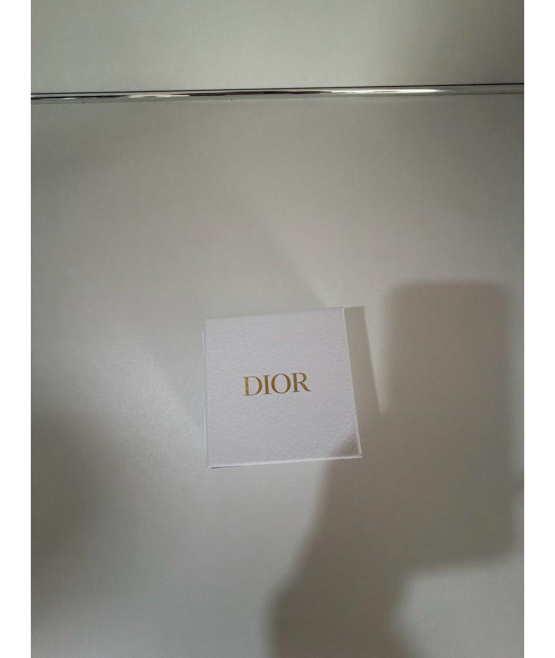 CHRISTIAN DIOR Бежевый шелковый шарф, фото 6