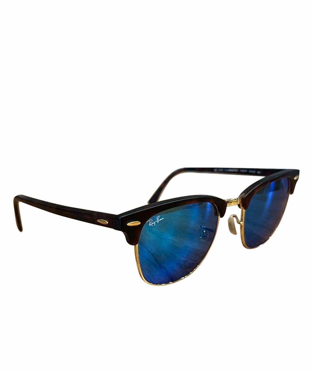 RAY BAN Синие металлические солнцезащитные очки, фото 1