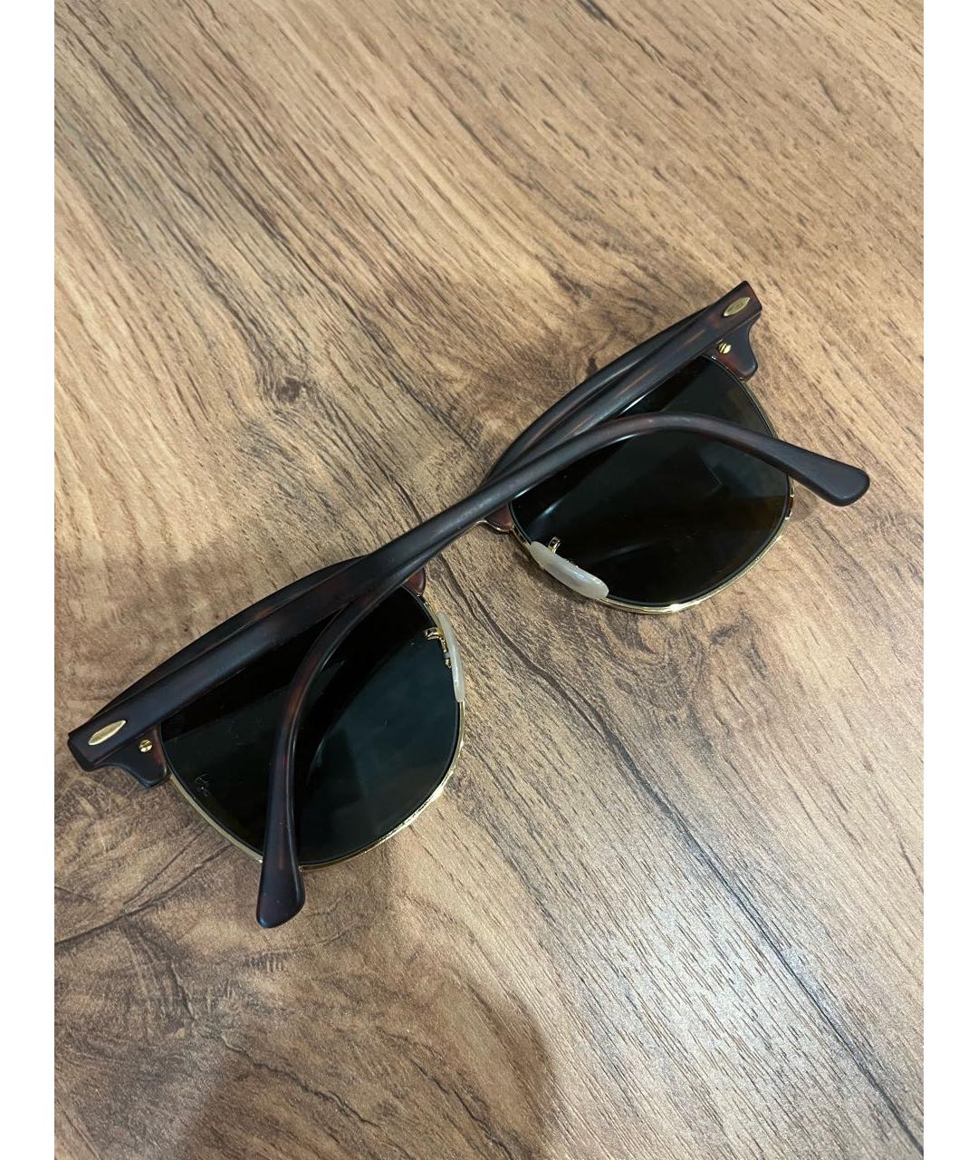 RAY BAN Синие металлические солнцезащитные очки, фото 5