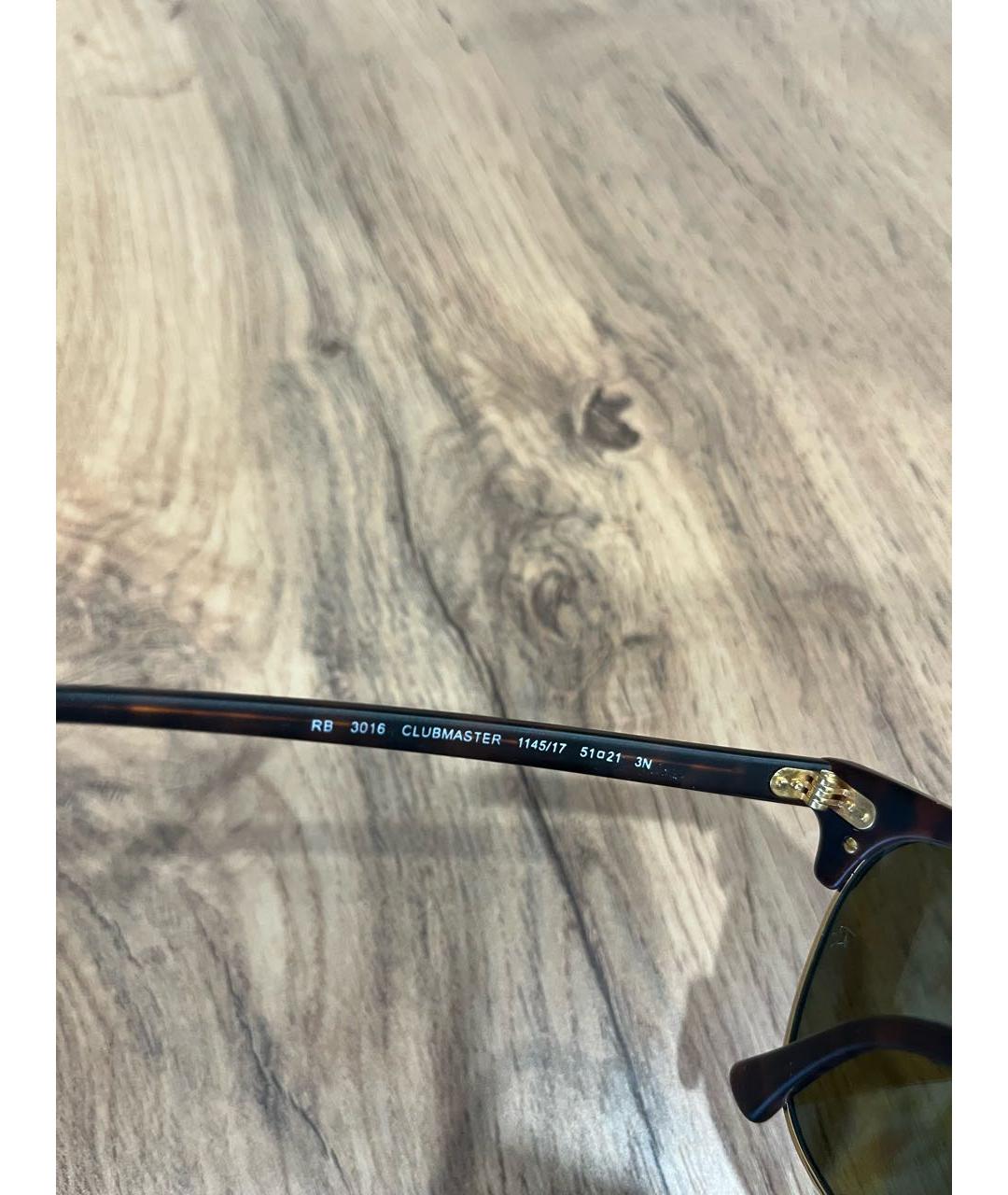 RAY BAN Синие металлические солнцезащитные очки, фото 6