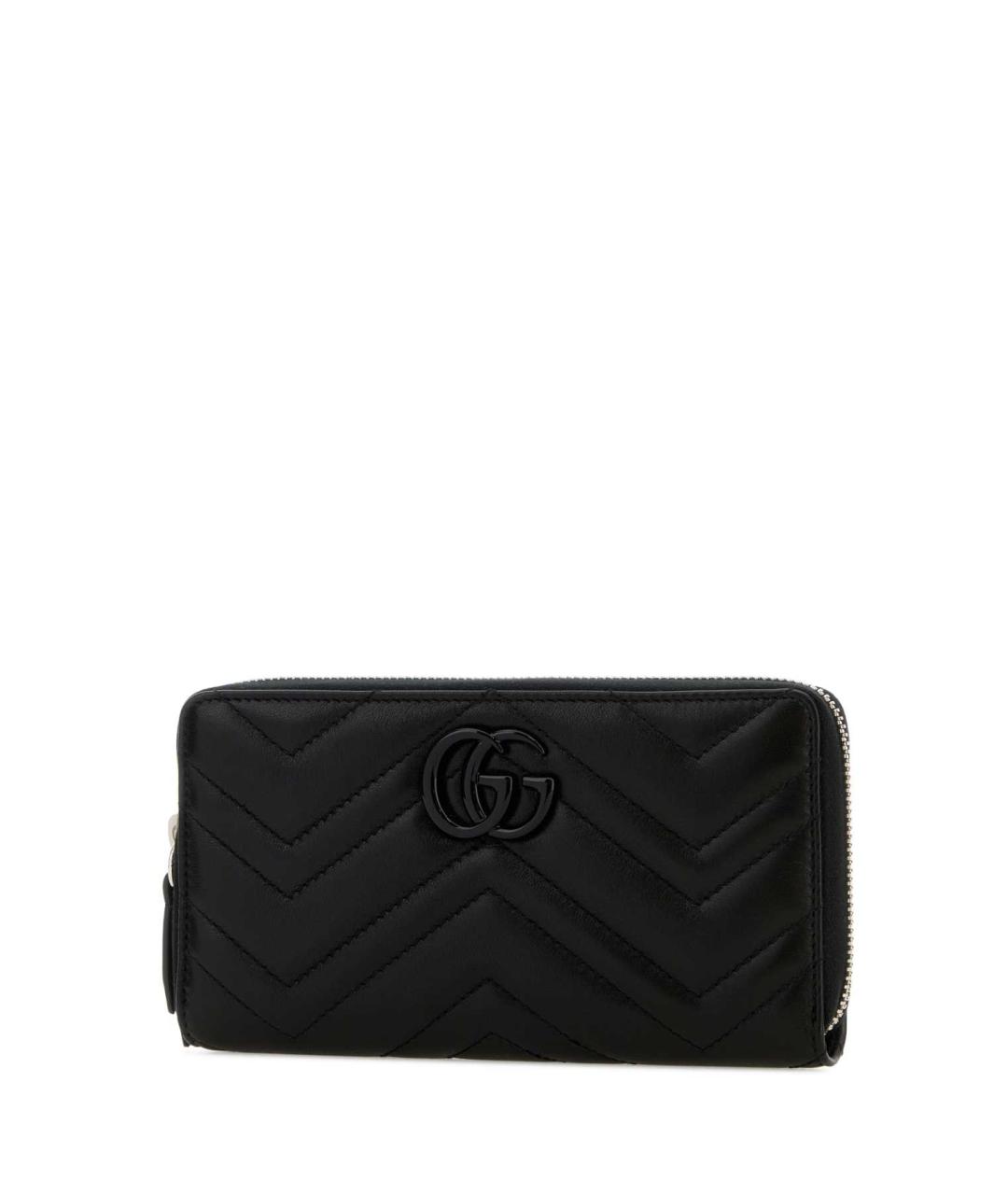 GUCCI Черный кожаный кошелек, фото 2