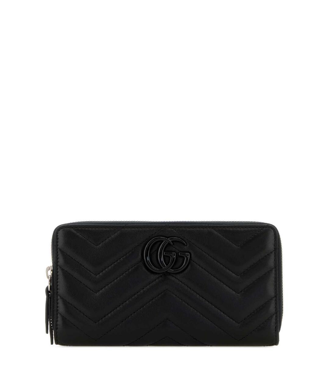 GUCCI Черный кожаный кошелек, фото 3