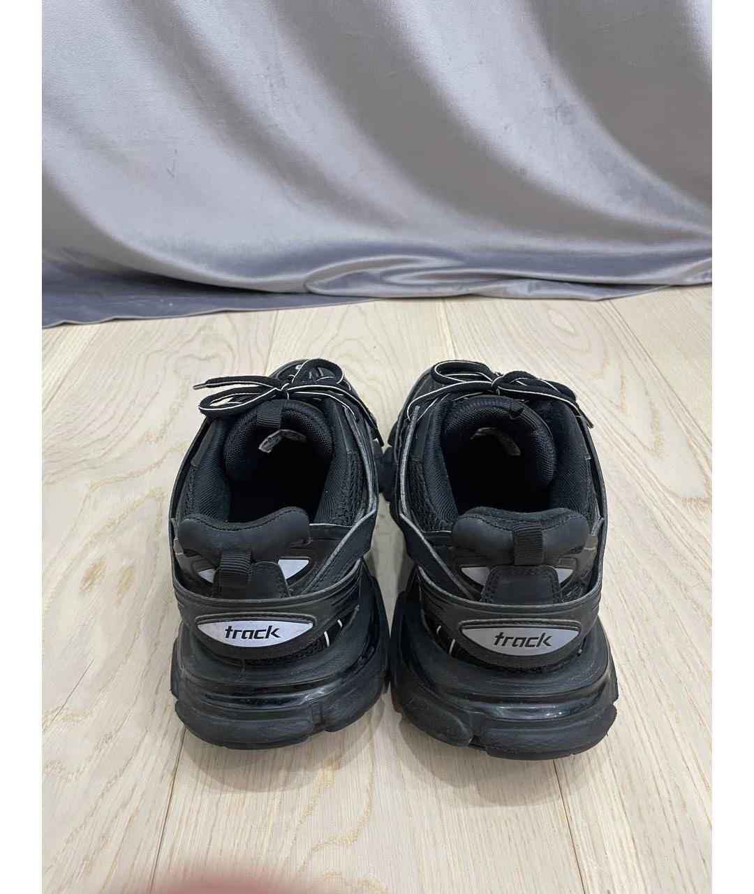 BALENCIAGA Черные резиновые низкие кроссовки / кеды, фото 4