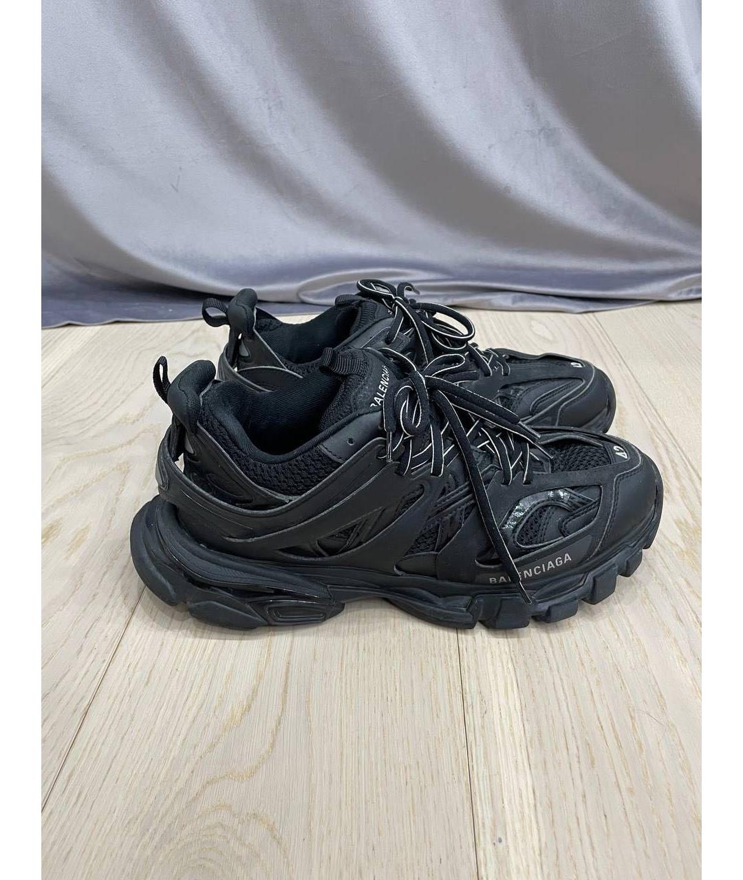 BALENCIAGA Черные резиновые низкие кроссовки / кеды, фото 7