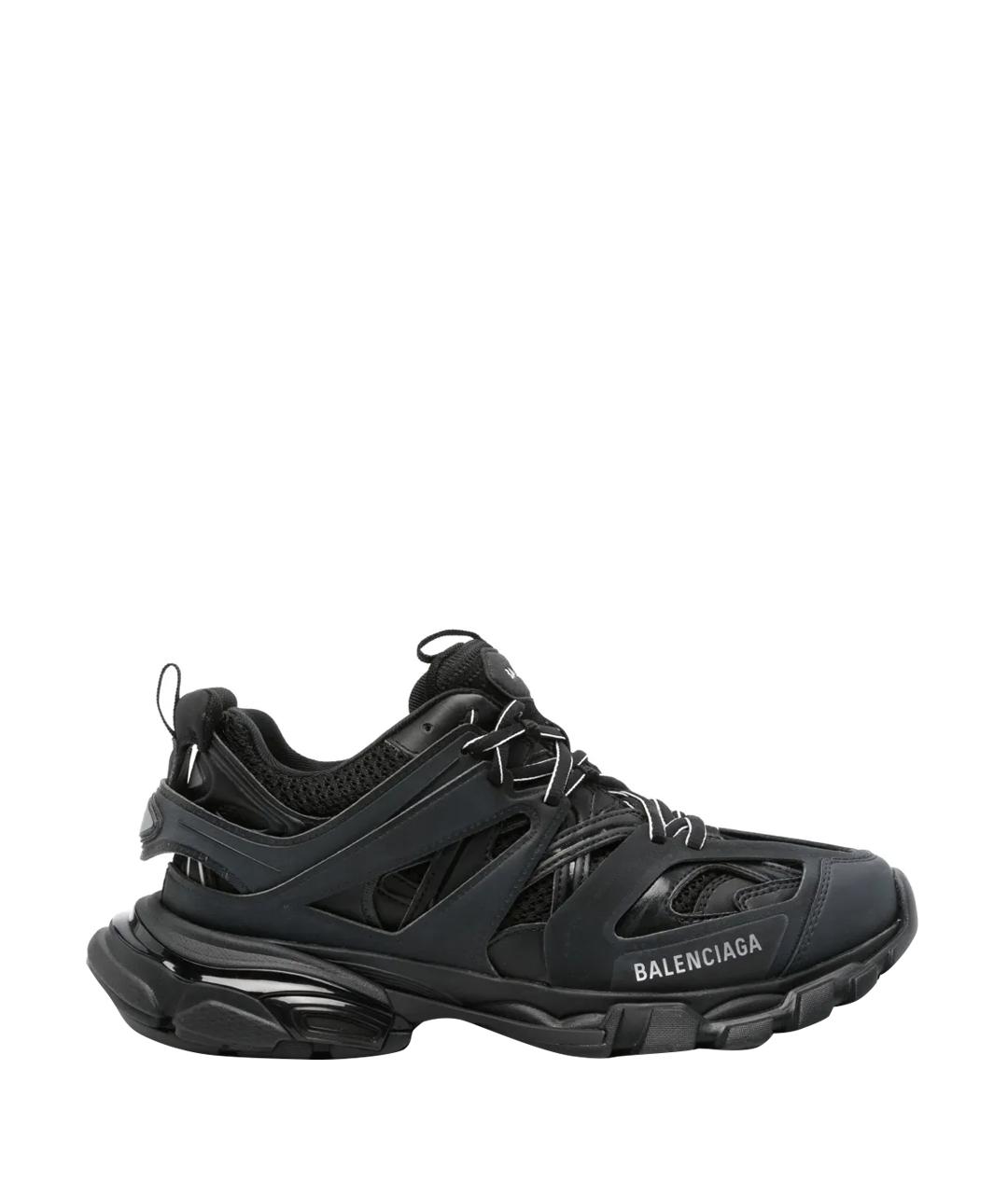 BALENCIAGA Черные резиновые низкие кроссовки / кеды, фото 1