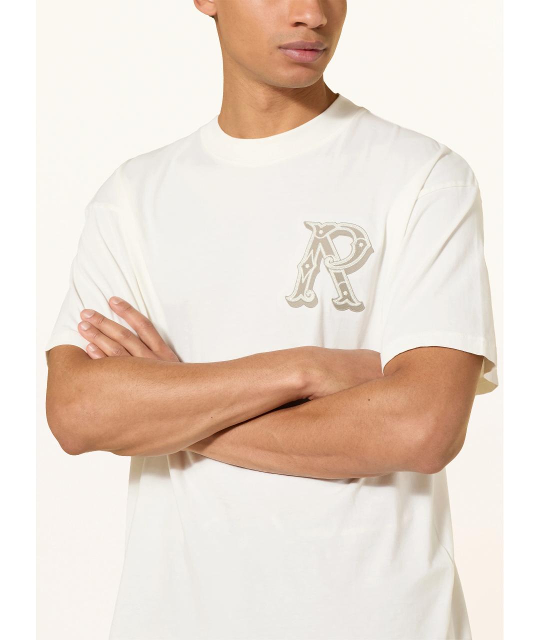 REPRESENT Белая хлопковая футболка, фото 3