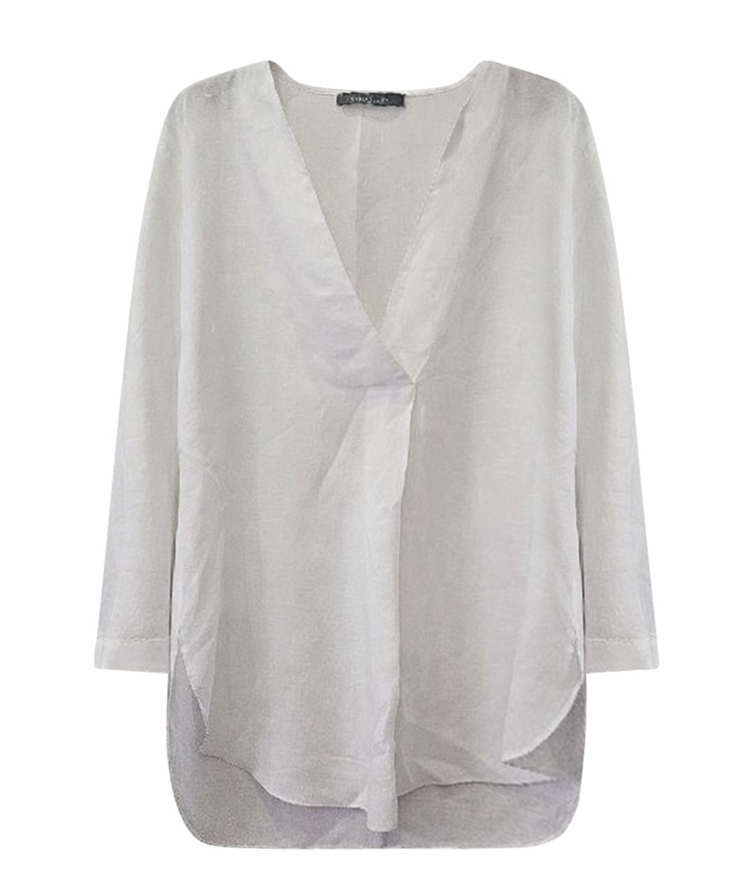 SANDRO Белая вискозная блузы, фото 1