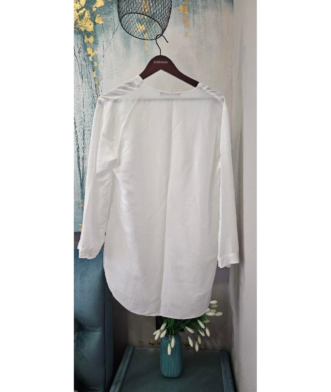 SANDRO Белая вискозная блузы, фото 2