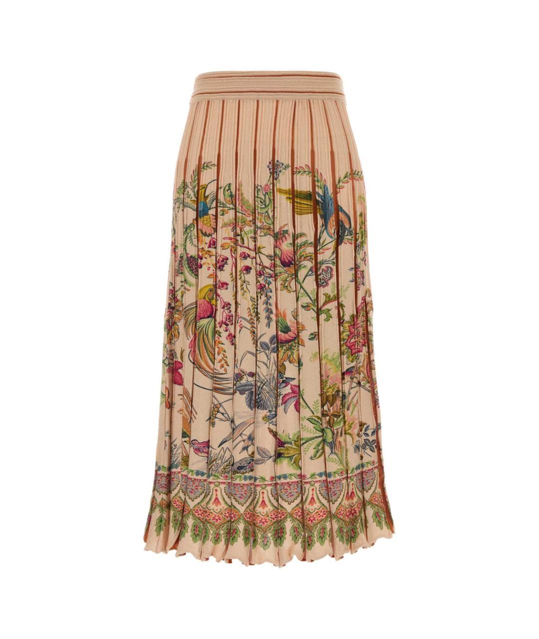 ETRO Мульти полиэстеровая юбка макси, фото 3