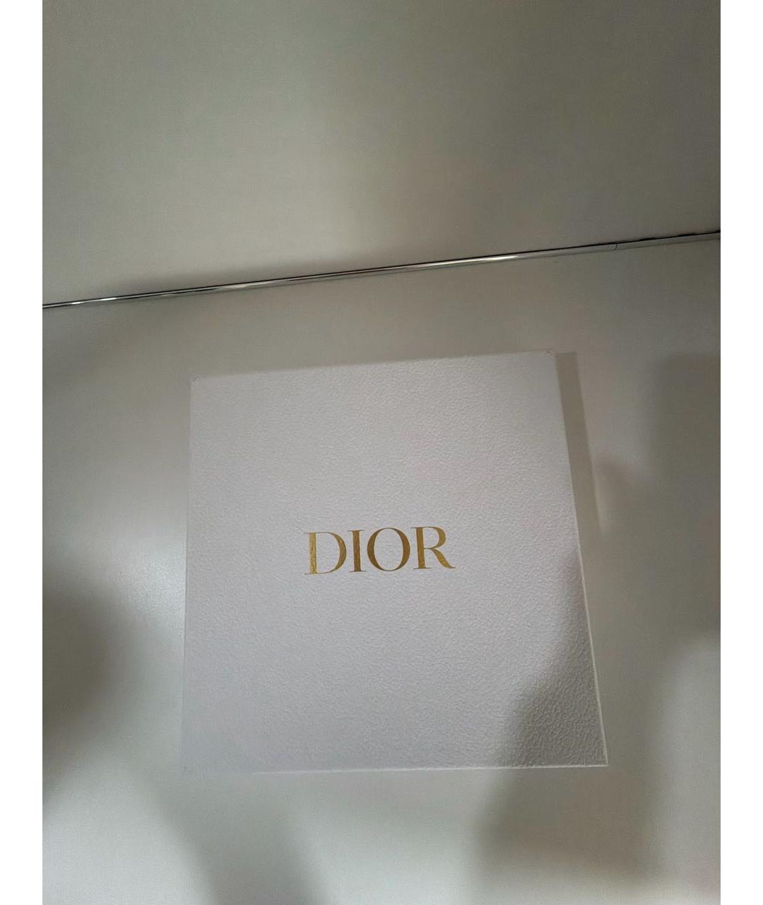 CHRISTIAN DIOR Бежевый шелковый платок, фото 6