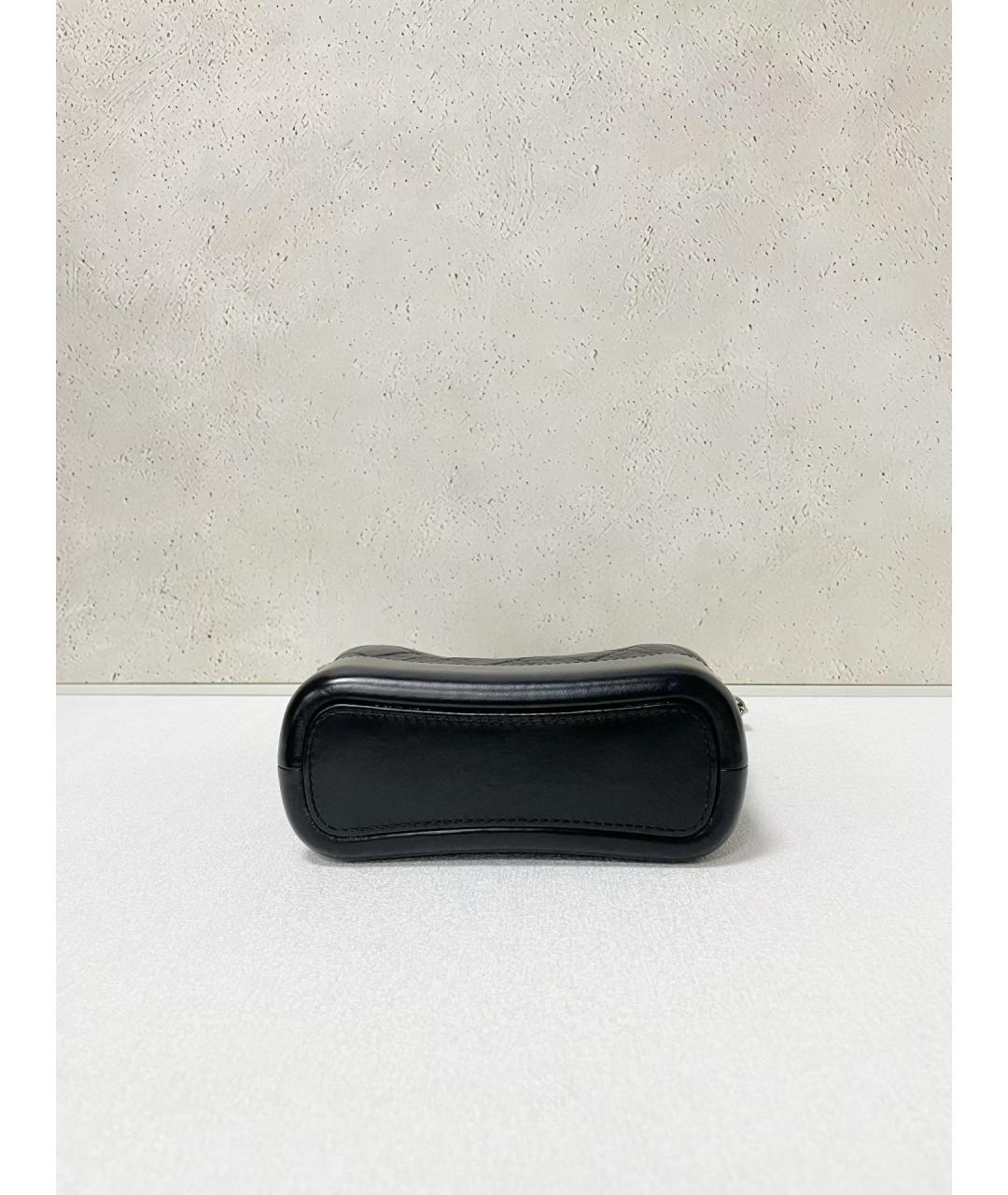 CHANEL Черная кожаная сумка через плечо, фото 5