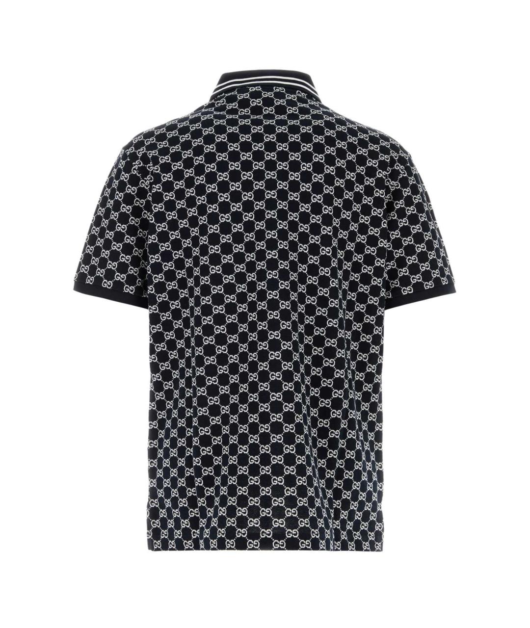 GUCCI Мульти хлопковое поло с коротким рукавом, фото 2