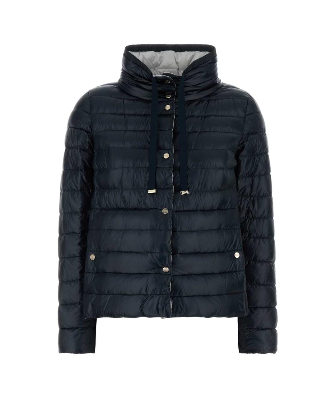 HERNO Темно-синий полиамидовый пуховик, фото 1