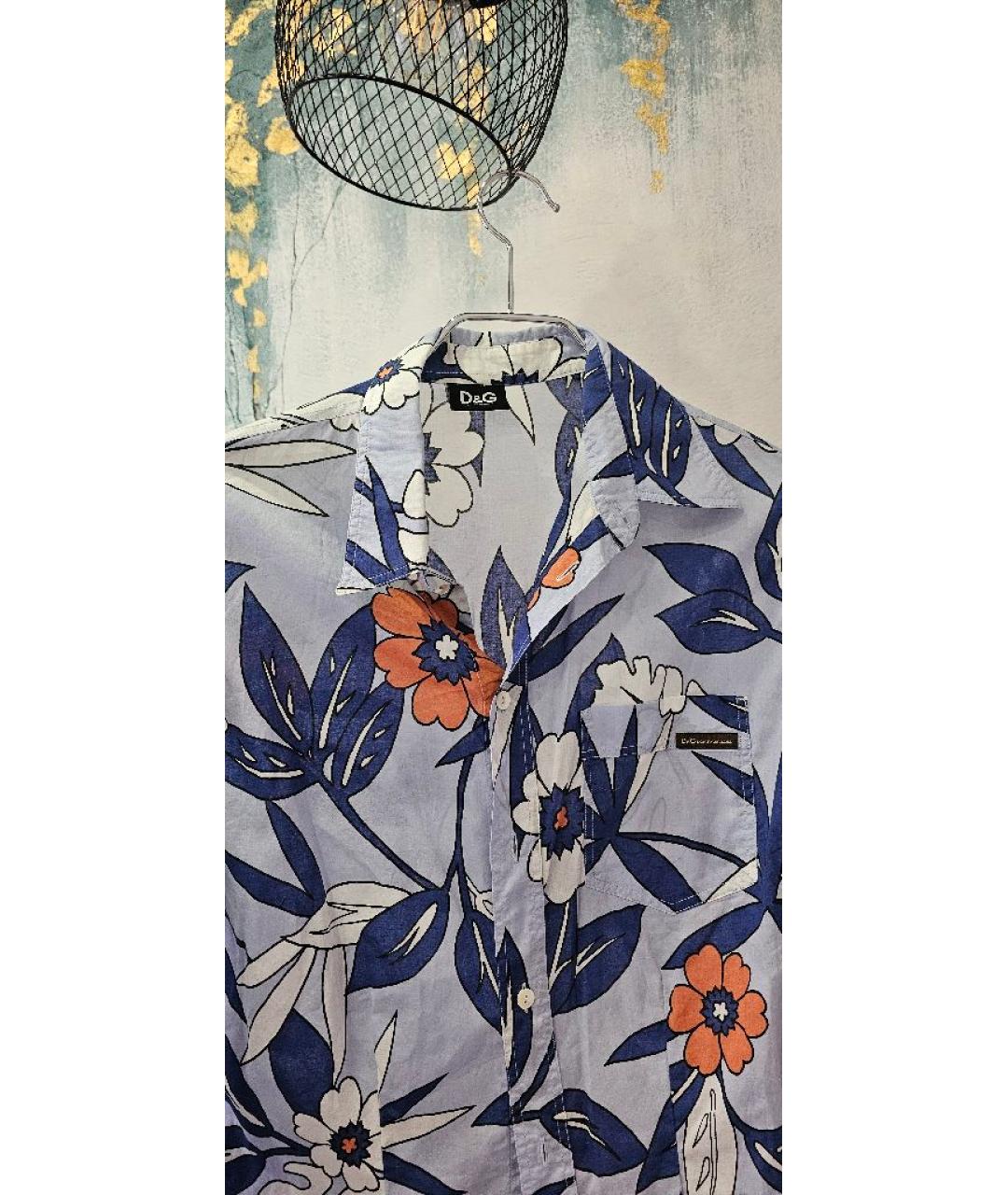 DOLCE&GABBANA Мульти хлопковая рубашка, фото 3