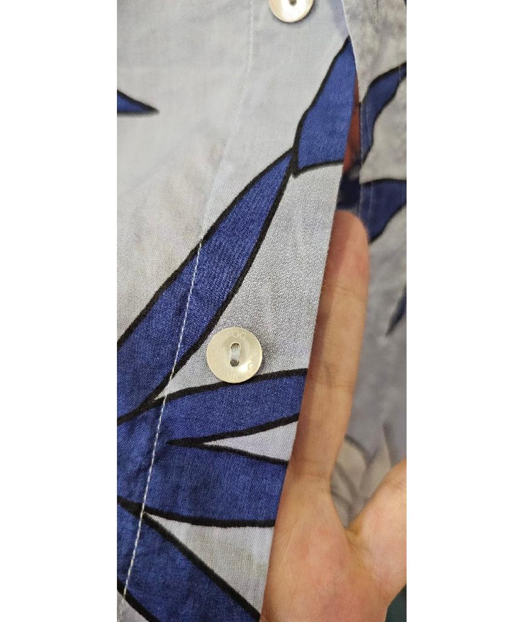 DOLCE&GABBANA Мульти хлопковая рубашка, фото 5