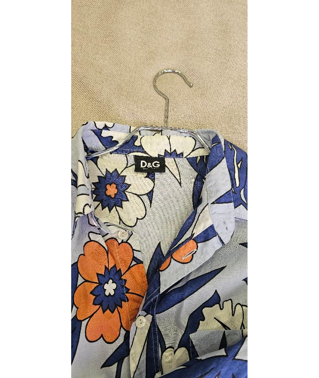 DOLCE&GABBANA Мульти хлопковая рубашка, фото 7