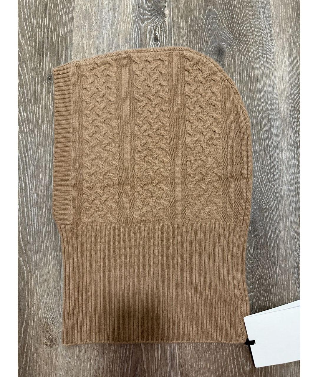 MAX MARA Коричневый кашемировый капюшон, фото 2