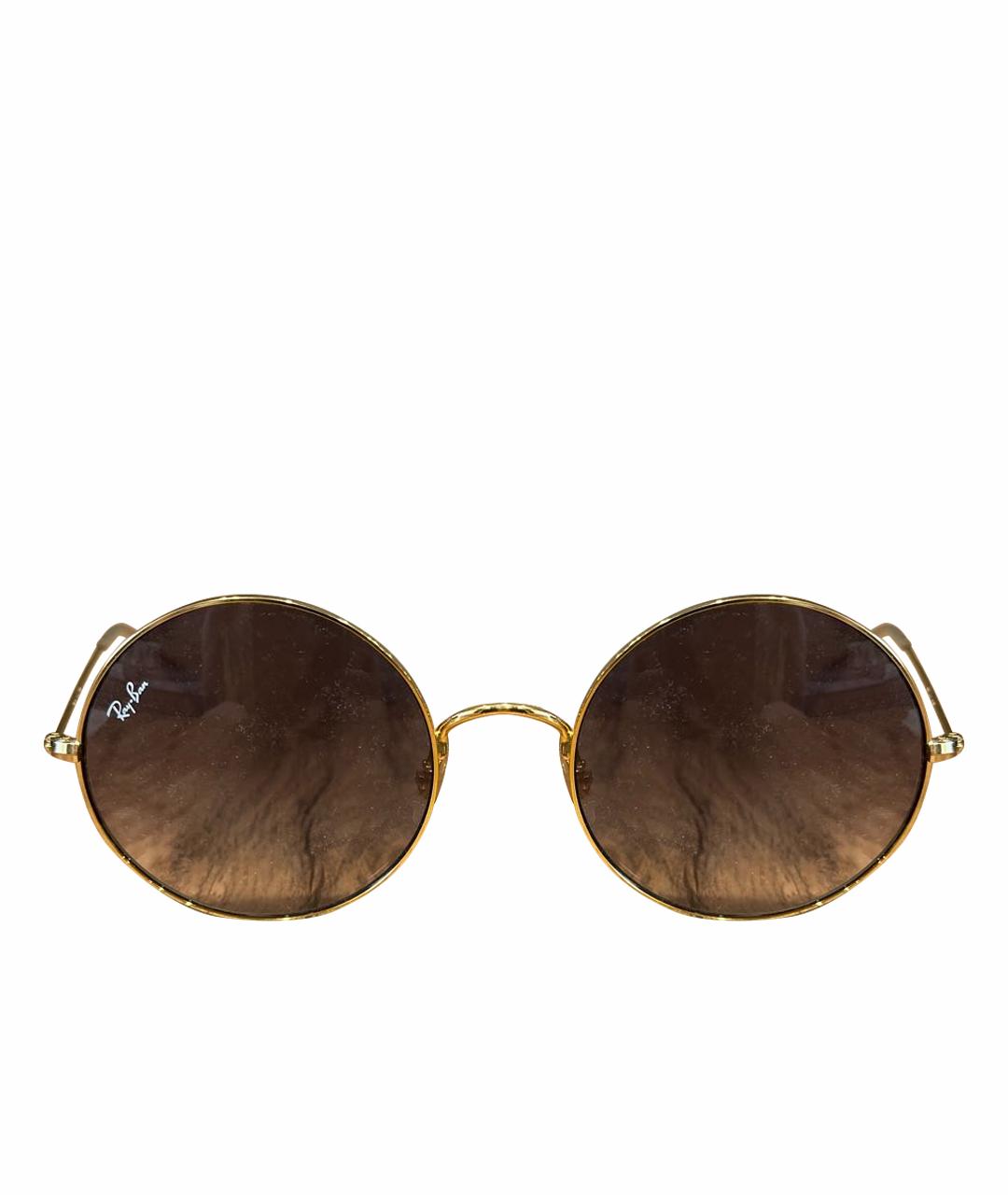 RAY BAN Фиолетовые металлические солнцезащитные очки, фото 1