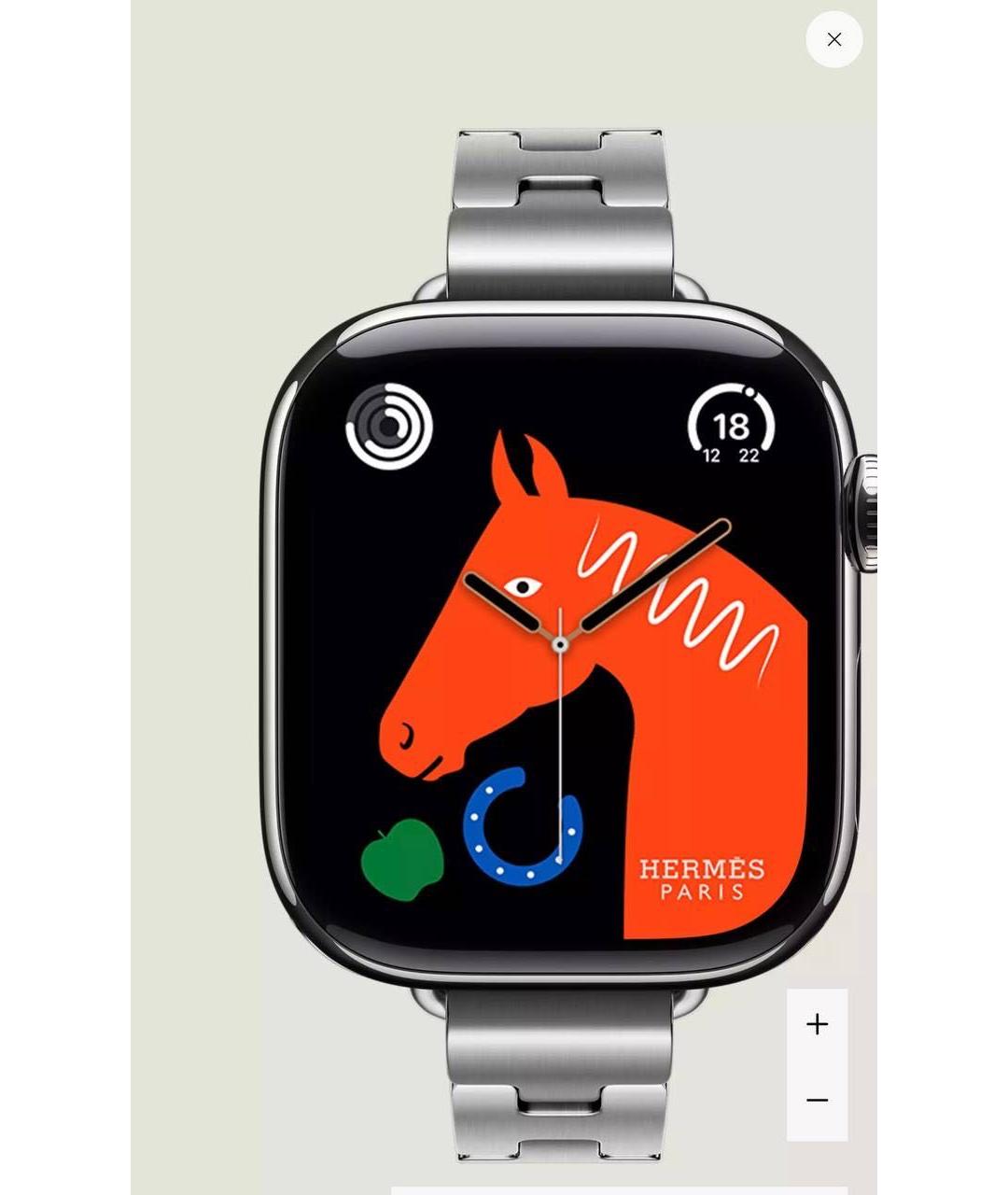 HERMES Серебряные металлические часы, фото 3