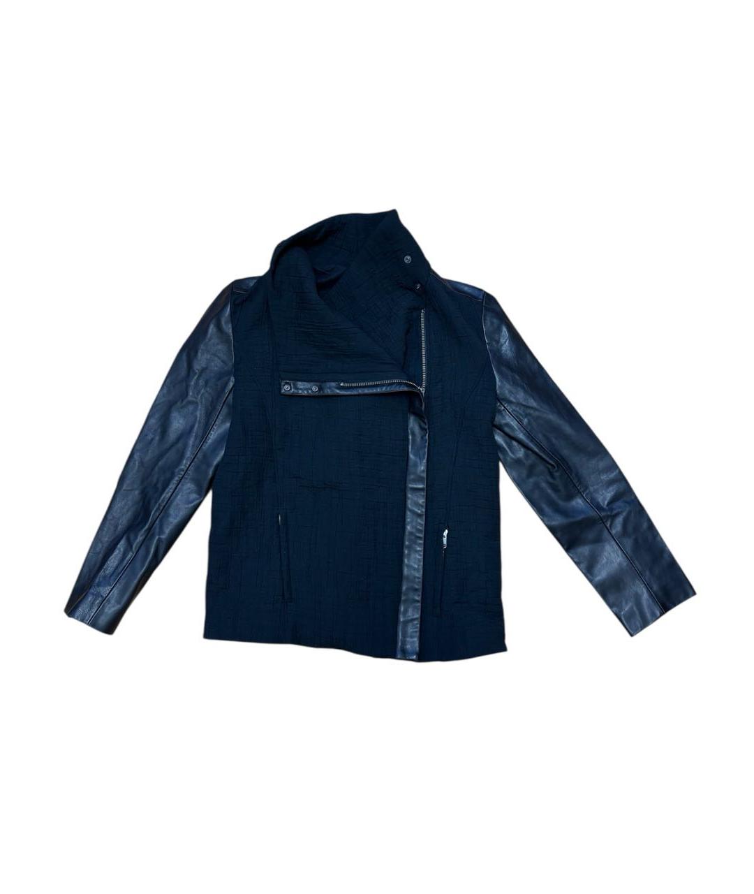 HELMUT LANG Черная кожаная куртка, фото 9