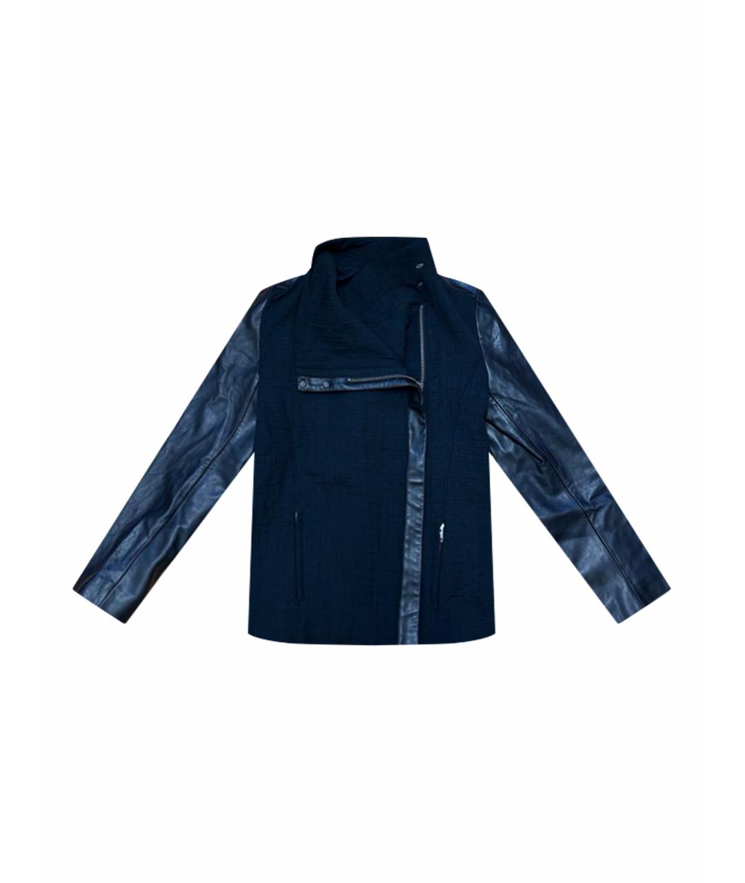 HELMUT LANG Черная кожаная куртка, фото 1