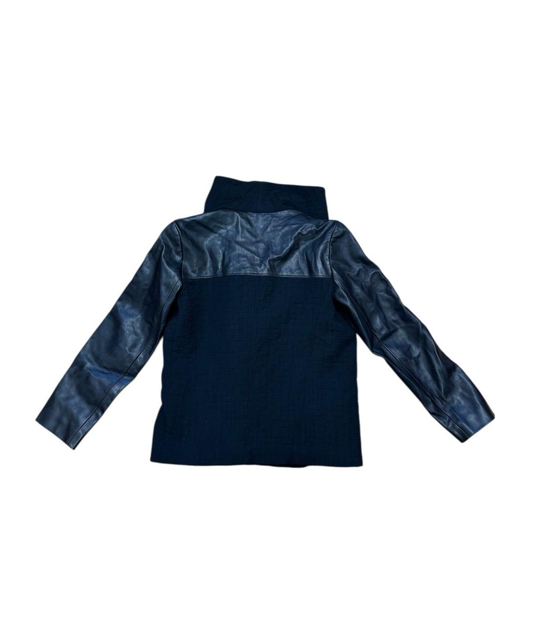 HELMUT LANG Черная кожаная куртка, фото 3