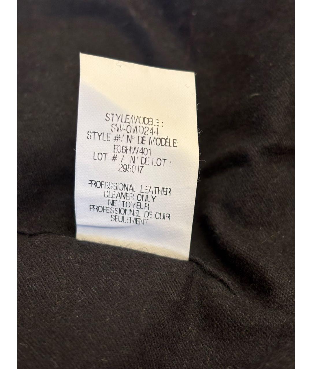 HELMUT LANG Черная кожаная куртка, фото 7