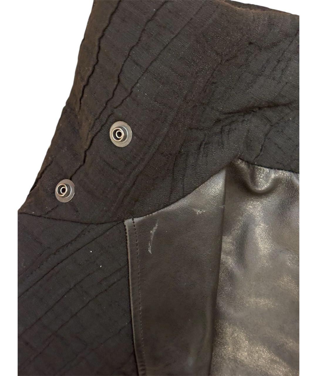 HELMUT LANG Черная кожаная куртка, фото 8