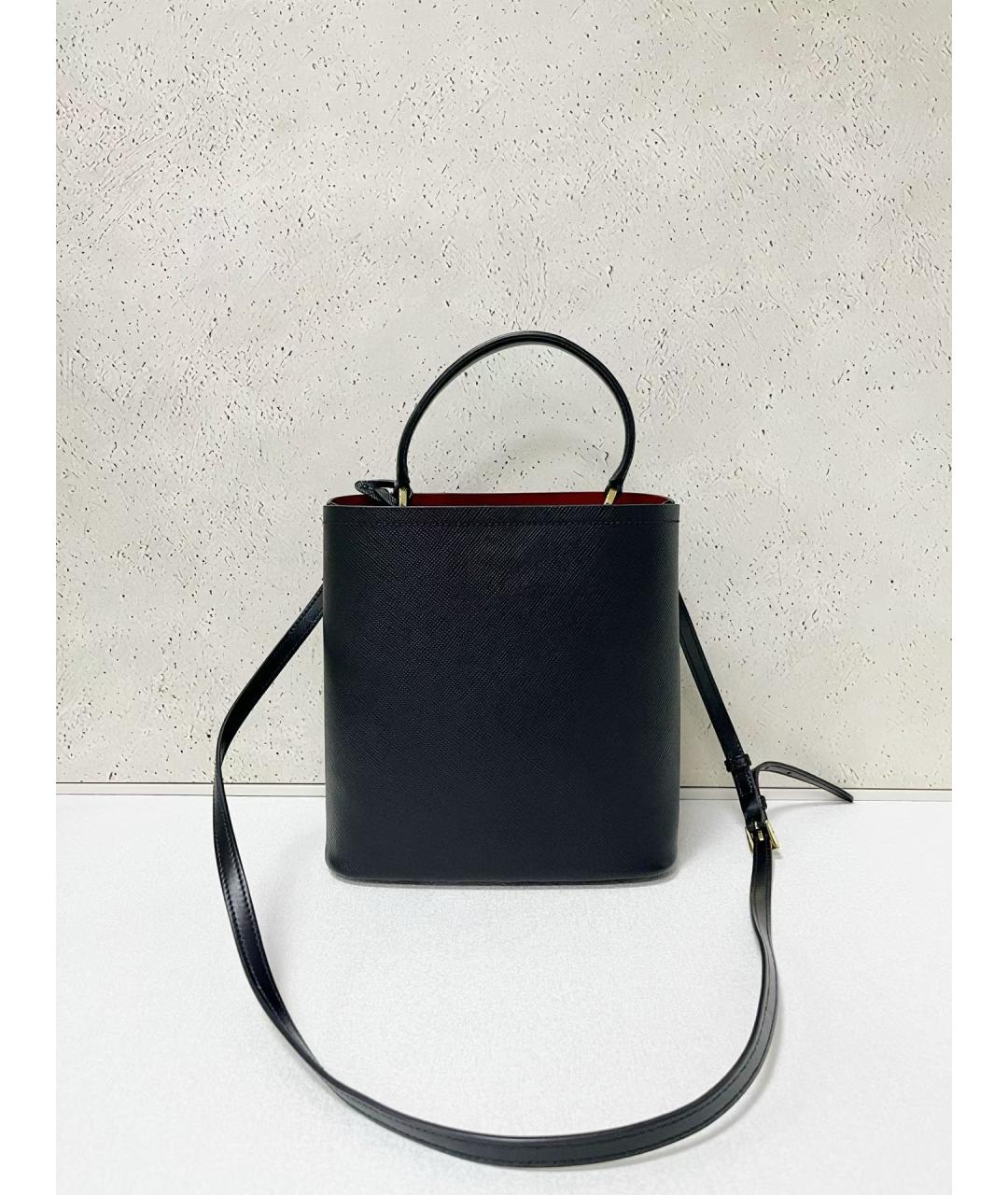 PRADA Черная кожаная сумка через плечо, фото 2