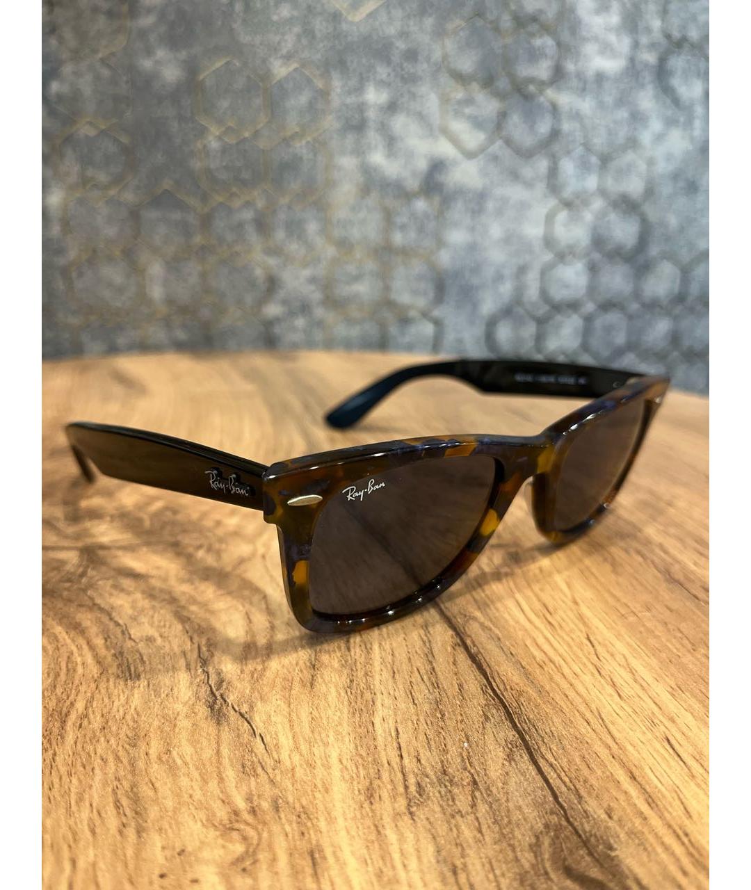 RAY BAN Синие пластиковые солнцезащитные очки, фото 2