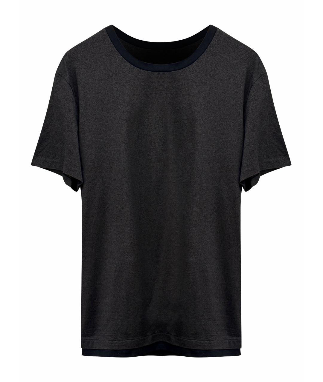 HUGO BOSS Черная хлопковая футболка, фото 1