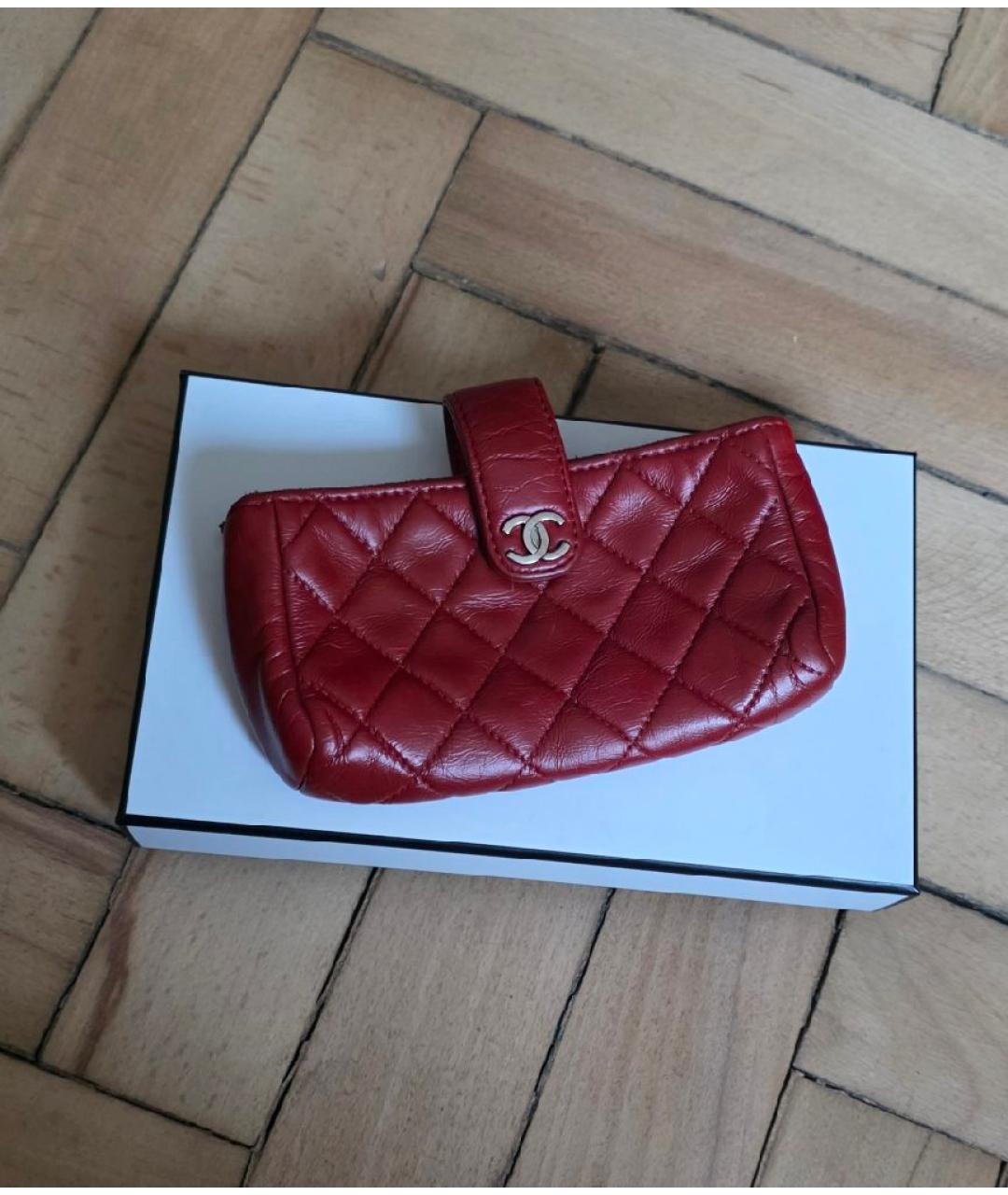 CHANEL Бордовая ключница, фото 6