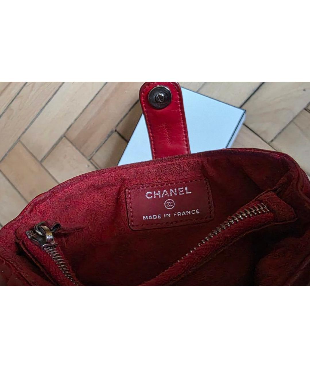 CHANEL Бордовая ключница, фото 3