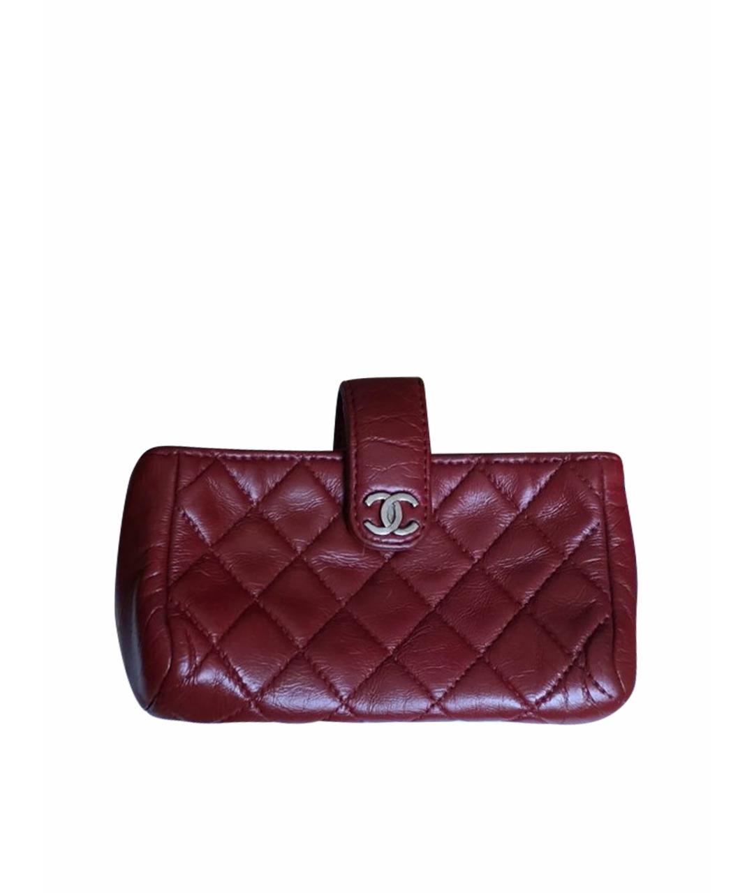 CHANEL Бордовая ключница, фото 1