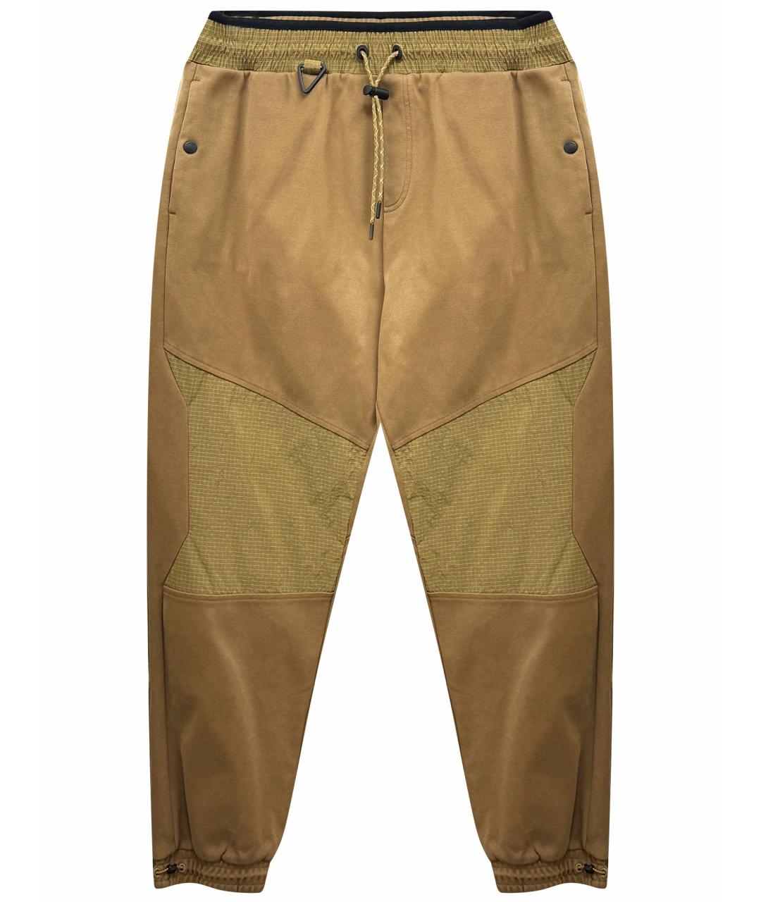 HUGO BOSS Коричневые хлопковые повседневные брюки, фото 1