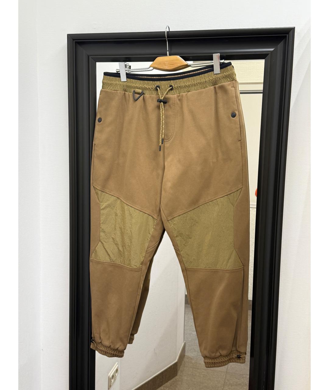 HUGO BOSS Коричневые хлопковые повседневные брюки, фото 10