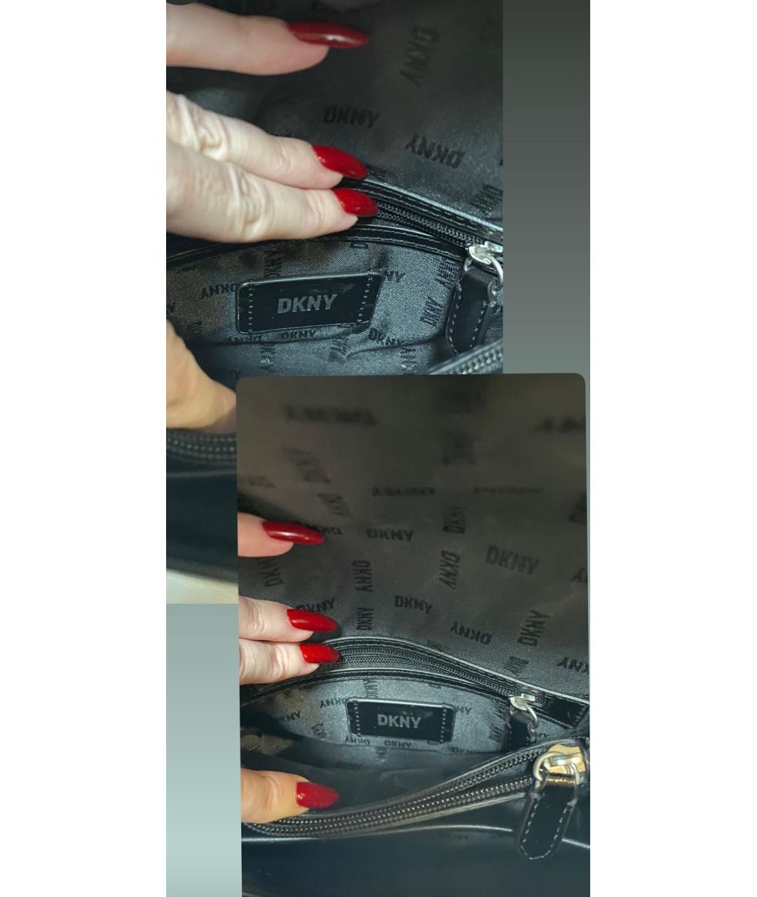 DKNY Черная сумка через плечо, фото 8