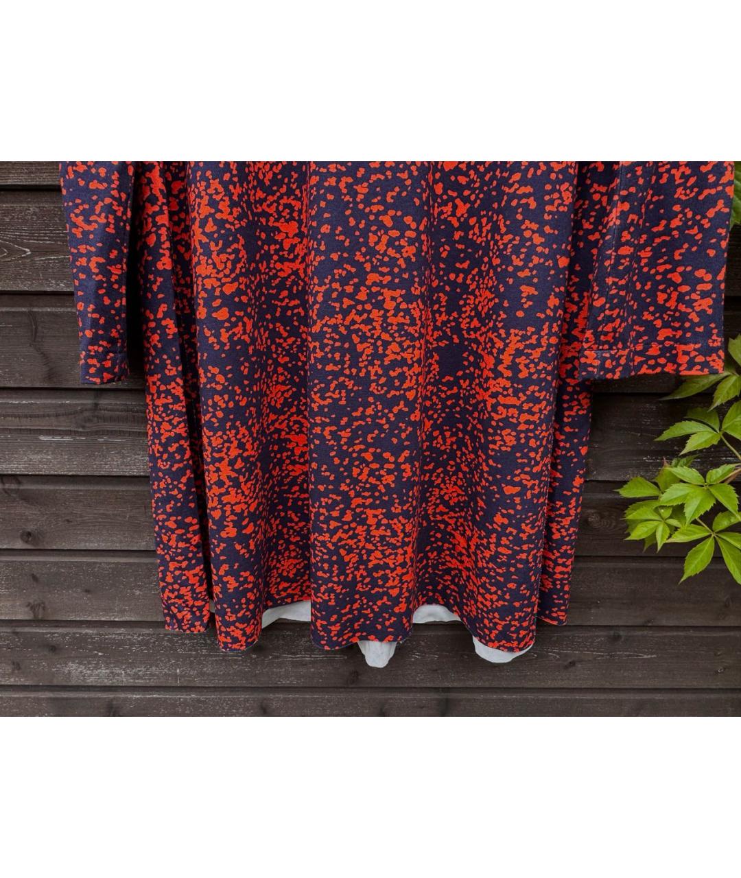 HARRIS WHARF LONDON Темно-синее вискозное повседневное платье, фото 7