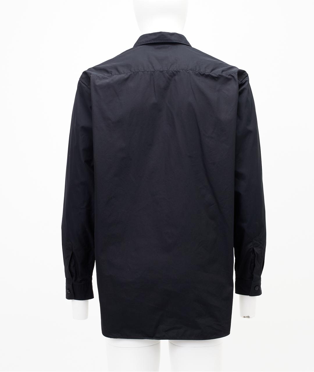 VETEMENTS Черная хлопковая кэжуал рубашка, фото 2