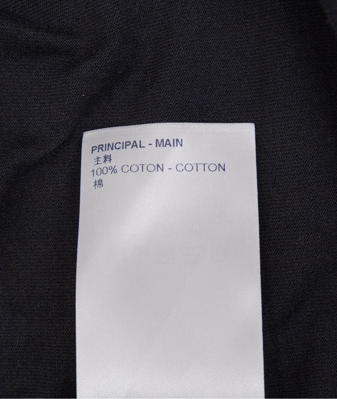 LOUIS VUITTON Черная хлопковая футболка, фото 6