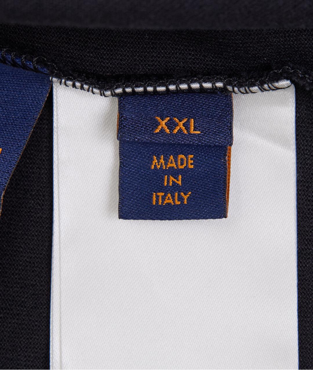 LOUIS VUITTON Черная хлопковая футболка, фото 5