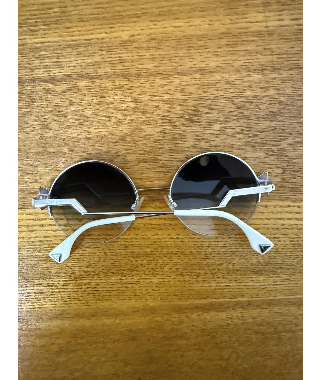 FENDI Металлические солнцезащитные очки, фото 6